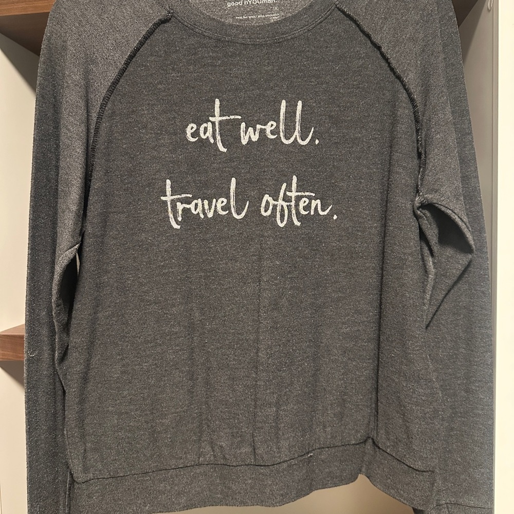 Good hYOUman Charcoal Sweatshirt